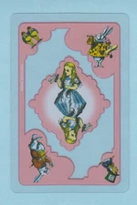 Playing Swap Cards GENUINE 1 single ALICE IN WONDERLAND see through plastic