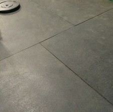 4 x 6' 3/4" SMOOTH RUBBER FLOOR GYM MAT COMMERCIAL INDUSTRIAL FLOORING CROSSFIT