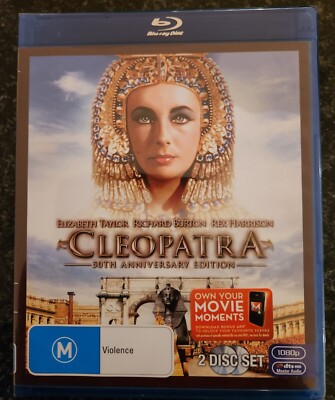 CLEOPATRA 50th Anniversary Edition BLU-RAY (2 Disc Set) AUS/NZ ZONE B BRAND NEW