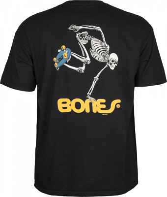 Powell Peralta BONES SKATEBOARDING SKELETON Skateboard T Shirt