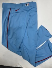 St Louis Cardinals Authentic Blue Nike Team Issued Game Pants 33x30 Sonny Gray