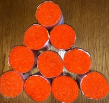 10  packs of 4 ply Acrylic Ladybird Latch Hook Yarn Latch Hook Wool. Orange
