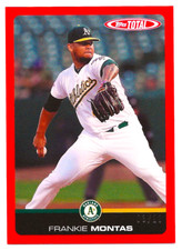 2019 ToppsTotal #119A Frankie Montas 3/10 ATHLETICS
