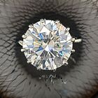 6.02ct 14k White Gold Vintage Engagement Ring Lab Grown Simulate Diamond