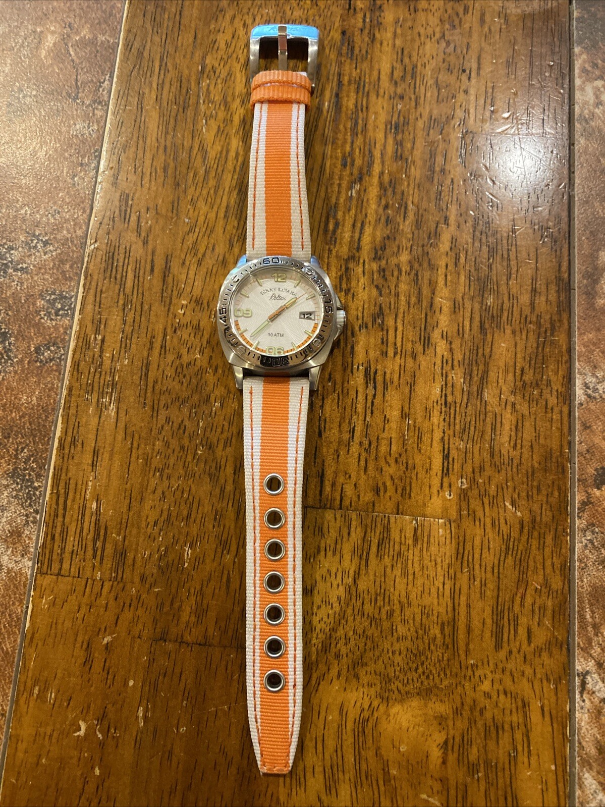 Tommy Bahama Mens Watch Orange Band eBay