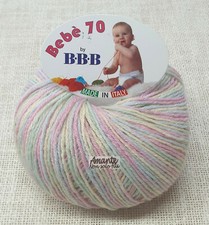 GOMITOLO LANA BABY art. BEBE' 70 BBB FILATI 70% MERINOS 30% ACRILICO