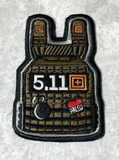 Tactical Vest Morale Patch, Hook Loop Combat Vest Patch
