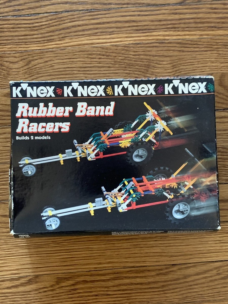 Vintage K'NEX Rubber Band Racers #12002 MS 101 | eBay