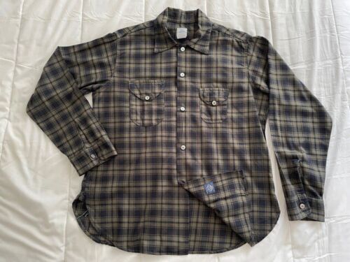 Post Overalls Sky Blue Woven Cotton 'C-Post' Shirt XS O'Alls | eBay