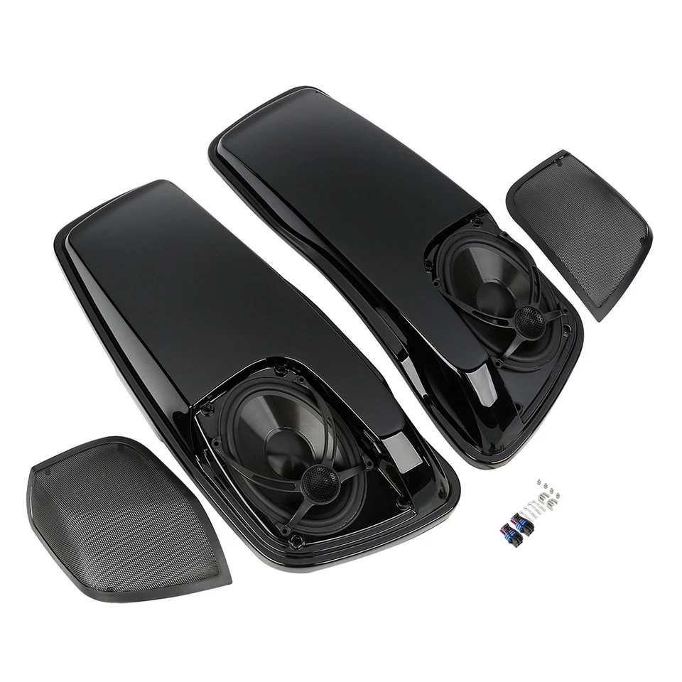 Hard Saddlebag Lids 5"X7" Speakers Fit For Harley Touring Street Glide 2014-2023 - Image 4 of 4