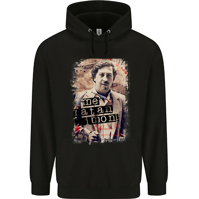 Pablo Escobar Me Matan Limon Mens 80% Cotton Hoodie