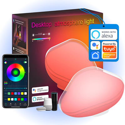 Gaming Ambientenlicht Tischlampe WiFi App Steuerung Dimmbar Alexa Google Hue