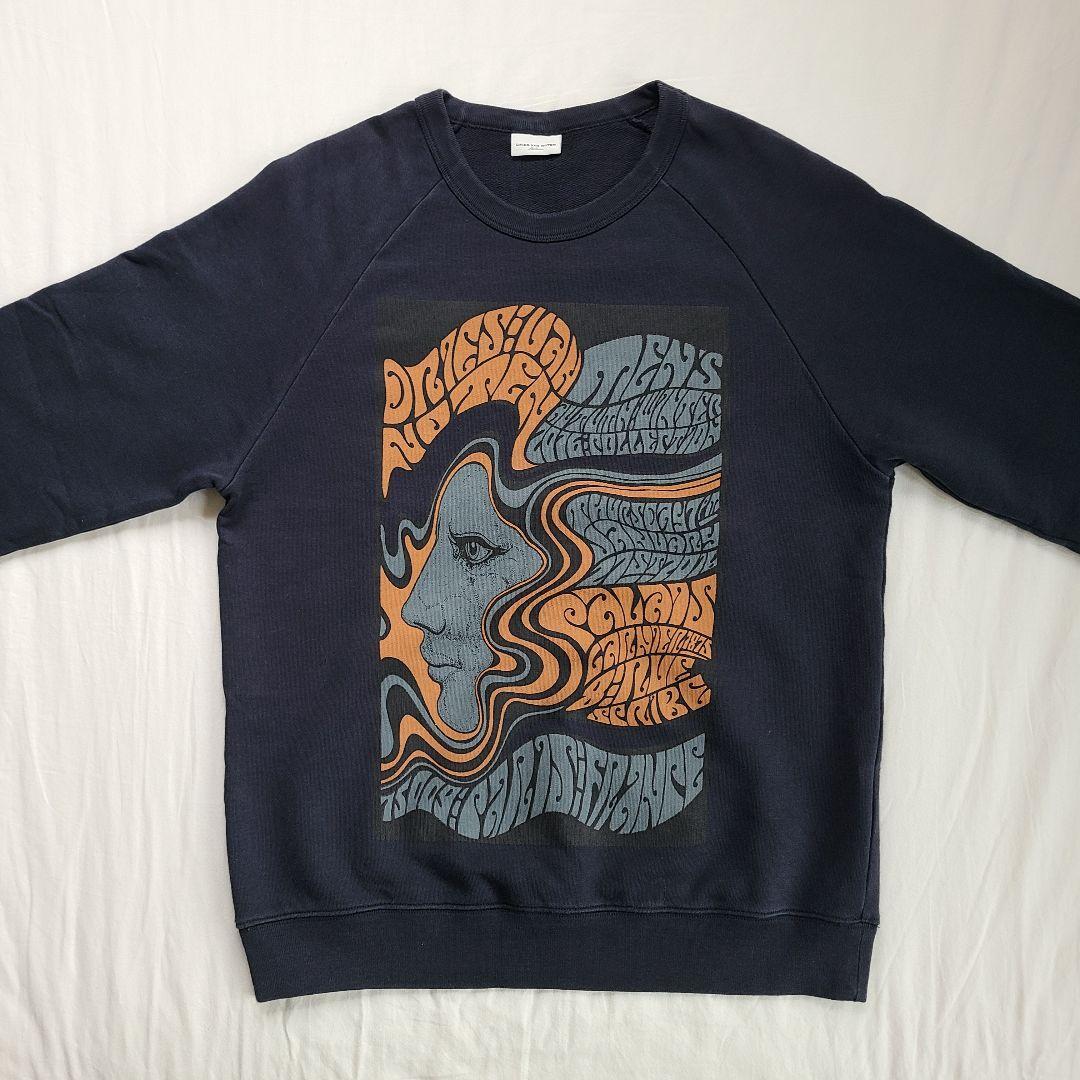 Dries Van Noten スウェット DRIES VAN NOTEN Psychedelic Pattern Long Sleeve Mens
