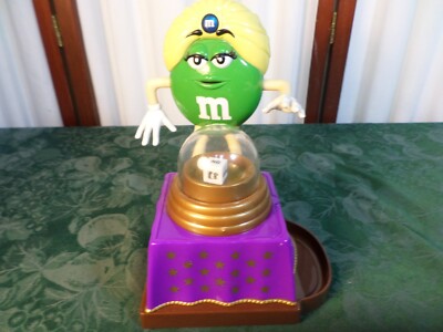 Adorable M&M's Madame Green Character Fun Fortune Fortune-Teller Candy Dispenser
