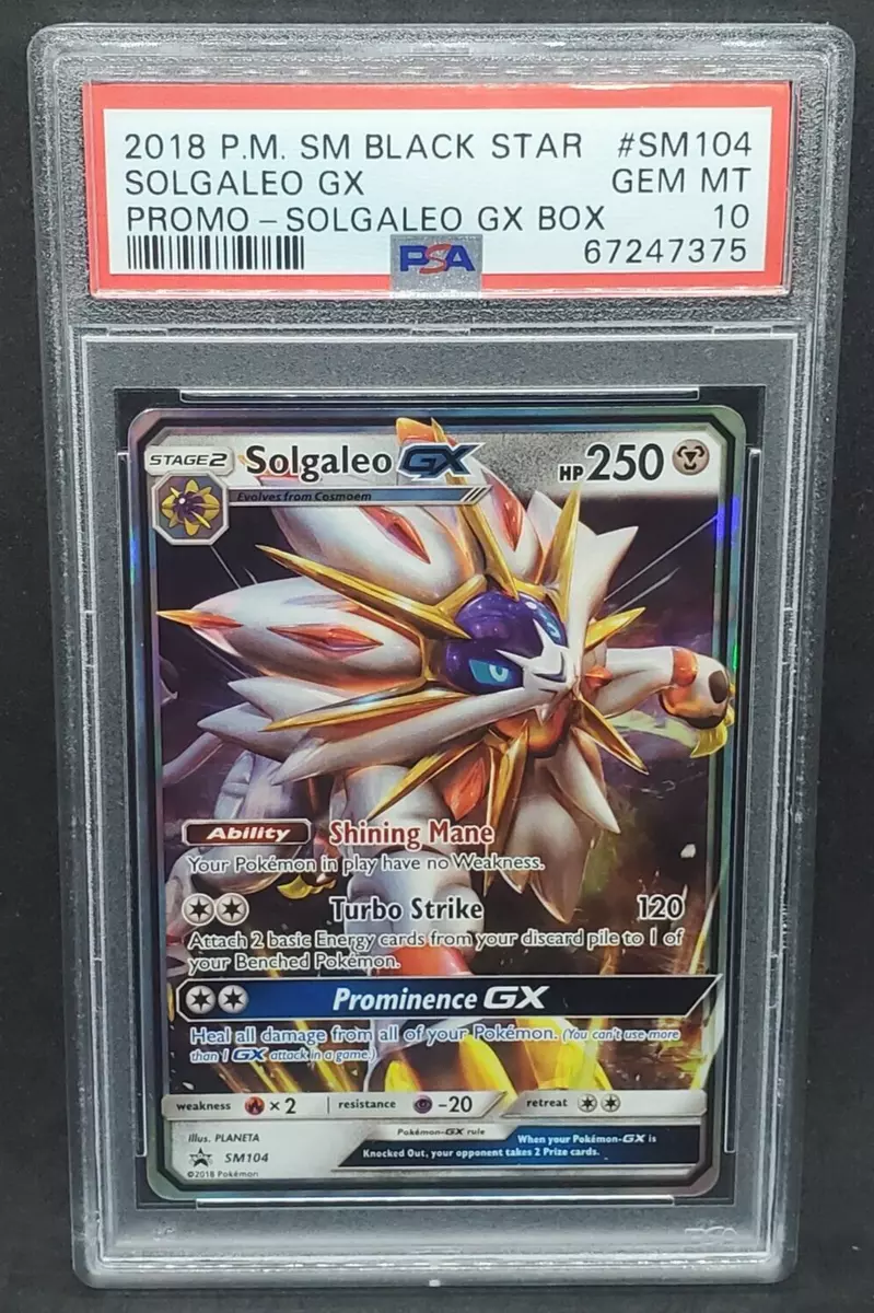 Solgaleo GX 104 (SM Black Star Promo) (SM104) [First Partner Pack Jumb –  Pokemon Plug