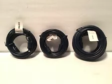 DIGITAL OPTICAL CABLES 2 12' AND 1 25' RADIOSHACK 260-012 & 025 LOT OF 3 STEREN 