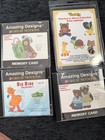 Amazing Designs Great Notions Embroidery CARDs Teddies Big Bird Baby Appliqué — photo 1