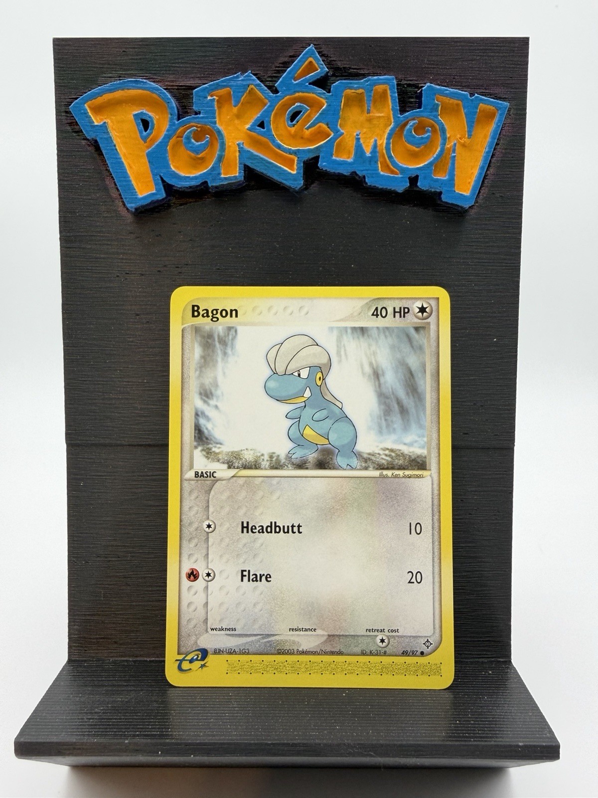 Bagon 49/97 Common Dragon Pokemon Near Mint