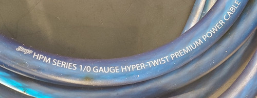 1 ft. OFC Stinger HPM SHW10B 1/0 AWG Power Ground Wire Cable Blue (sold by foot)