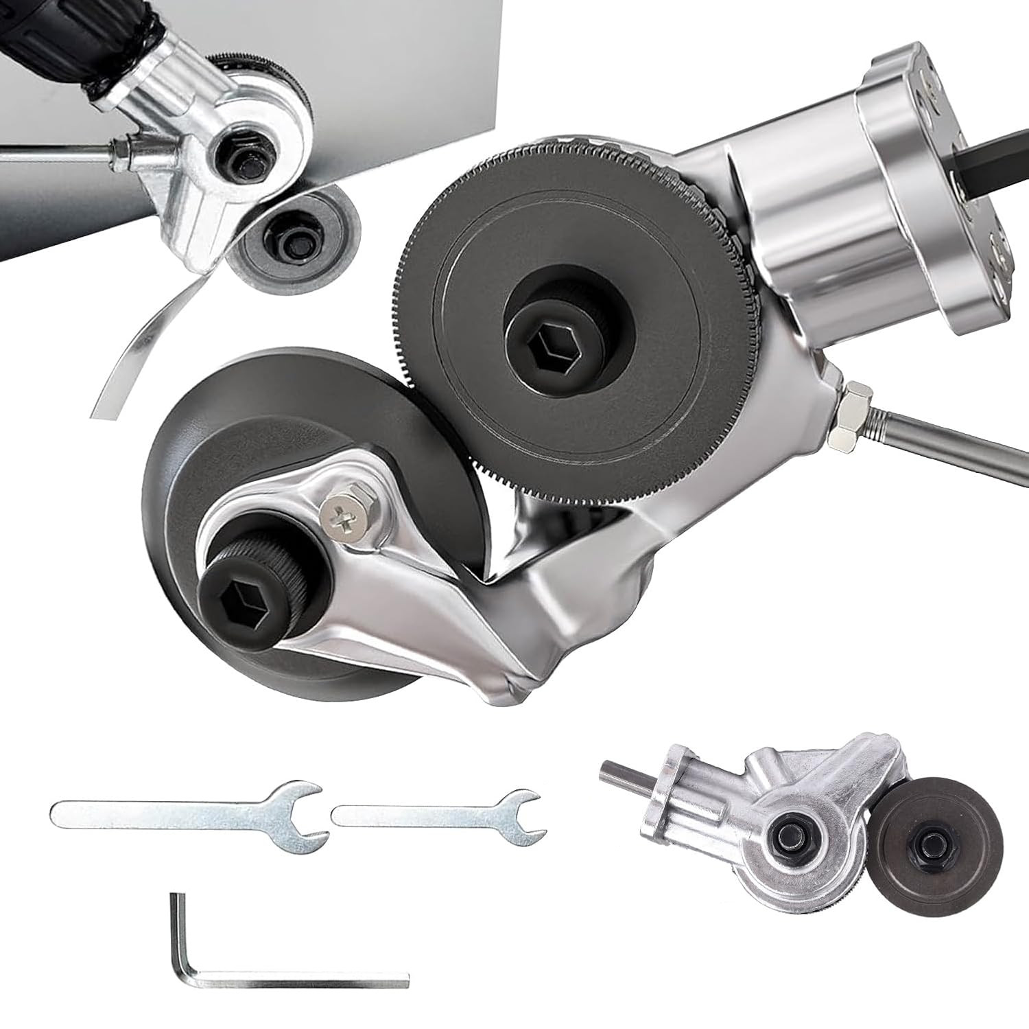 Electric Drill Plate Cutter, Metal Nibbler Drill Attachment, Metal Cutter Tool