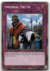 Imperial Order RA03-EN106 Platinum Secret Rare Quarter Century Bonanza