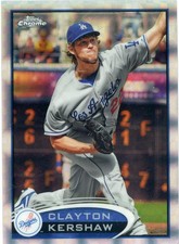 2012 Topps Chrome - Clayton Kershaw #112 X-Fractor Dodgers