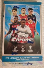 Topps 2022-23 Chrome UEFA Club Competitions Soccer Hobby Box - 20 Packs