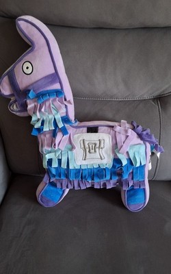 2019 Fortnite Llama 20  Plush Throw Pillow Purple Loot Epic Games Exclusive Toy