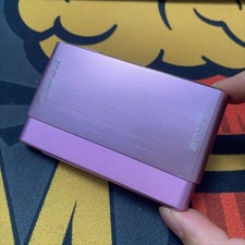 SONY Cyber Shot DSC-T77 10.1MP CCD Vintage Digital Camera Pink
