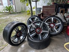 4 Factory Rolls Royce Wraith Wheels Dawn OEM 21 inch Bicolore Ghost W/ Tires