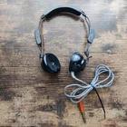 WW2 Military Radio Headphones Bakelite Headset Vintage
