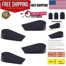Adjustable Heel Lifts for Shoes, 1/4'' Height Increase Insoles for Achilles T...