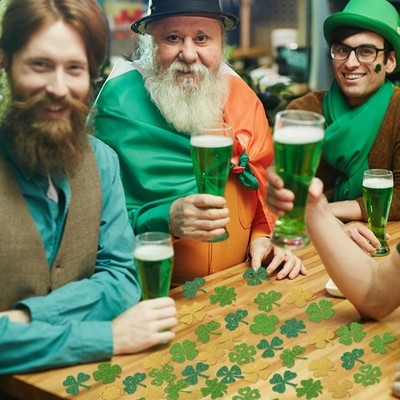 Mixed Glittering Throw Confettis for Patrick s Day Celebration Decorative Paper