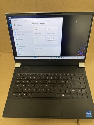 Dell Alienware x14 R1 12th Gen Intel Core i7 16GB 512GB SSD 4GB 14in Very Good