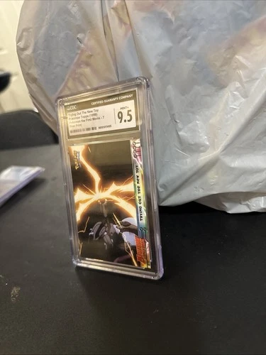 1999 Pokemon Topps Mewtwo “Trying Out The New Toy” CGC 9.5Mint+ Print Movie Card