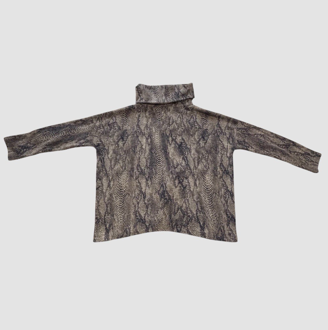 Clara Sun Woo Women’s Medium Python Snake Print C… - image 6