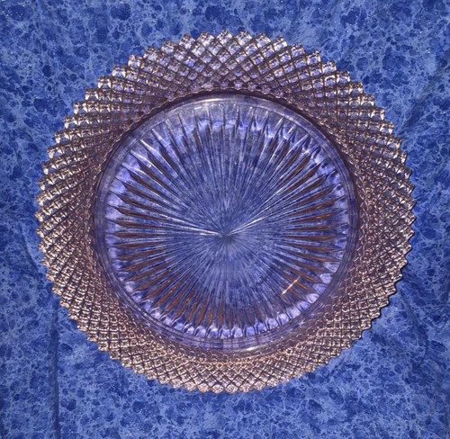 Vintage Pink Depression Glass Anchor Hocking Miss America 10" Platter Round