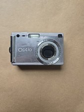 Pentax Optio S5i 5.0MP Digital Camera - Silver As Is No Charger Or Battery