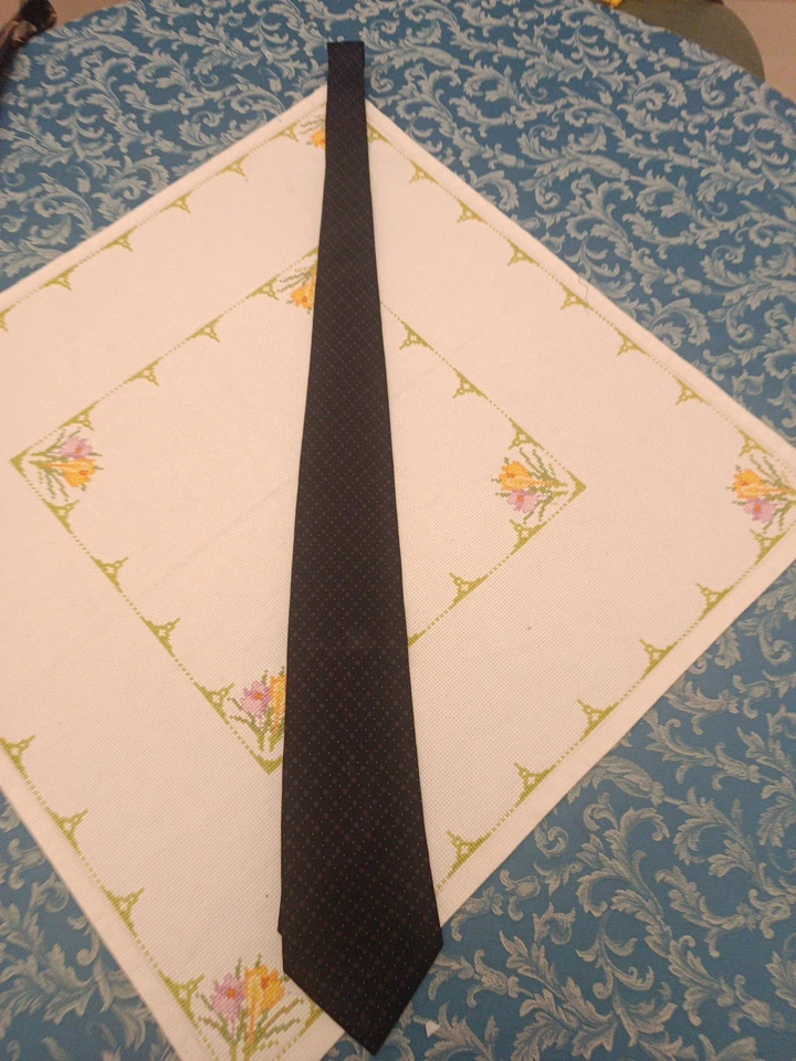 Cravatta   Sanseverino Napoli Originale Vintage Italy 100% seta silk  Rara  R1 - Immagine 3 di 4