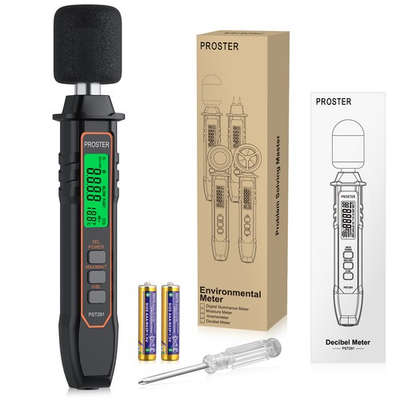 #ad Portable Digital Sound Level Meter Decibel Noise Meter 30 130DB Pressure Monitor $20.85