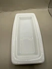 Pyrex Vintage White Milk Glass Butter Dish Bottom Base ONLY Replacement Piece