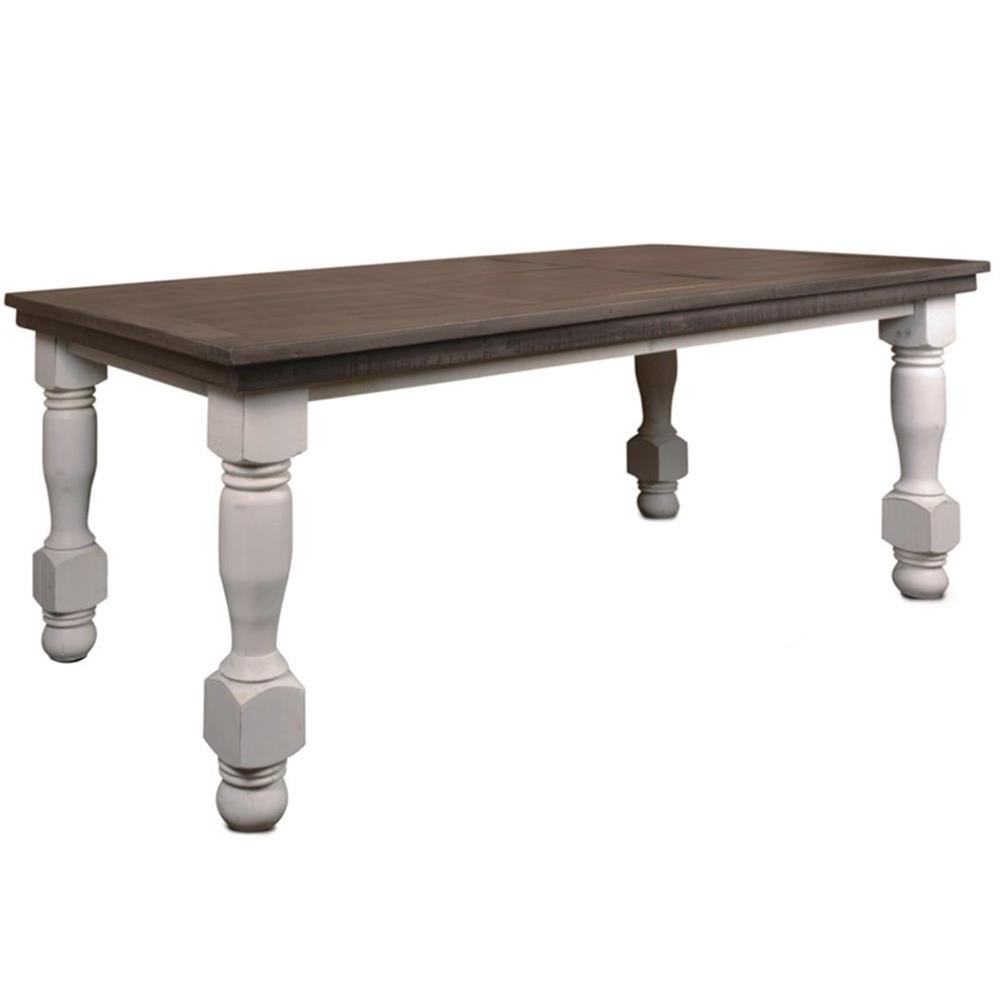 Rustic French 78-in Rectangle Dining Table in Distressed