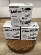 New Family Gard Smoke Alarm 2-Pack (3 Sets) Battery Operated ~ FG200B2 ~ White