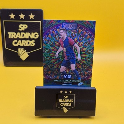 Robert Lewandowski Panini Select 24-25 La Liga Stained Glass SSP