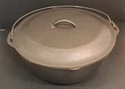 NEW Lodge 10 Qt Cast Iron Dutch Oven w/ Lid Pre-Seasoned Camp Pot 10QT USA Seale