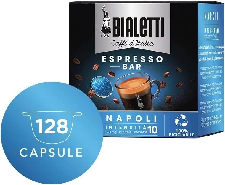 128 Capsule Bialetti Multipack Caffè Napoli - Compatibili Macchine Bialetti foto 2