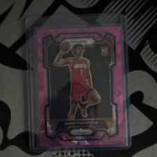 Panini Prizm 2023-24 Amen Thompson Houston Rockets Rookie Card #150. rookie card picture