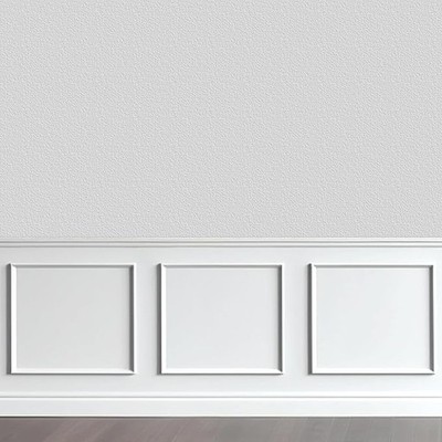 4 Set 20''x20'' Pre-Cut Peel and Stick Wainscoting Wall Molding Trim Kit