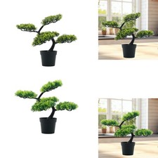 Artificial Bonsai Tree Greenery Bonsai for Living Room Windowsill Bookshelf