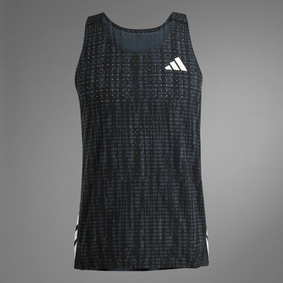 adidas adizero running singlet Carbon Black JN0298 Japan Size | eBay